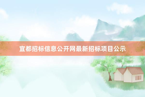 宜都招标信息公开网最新招标项目公示